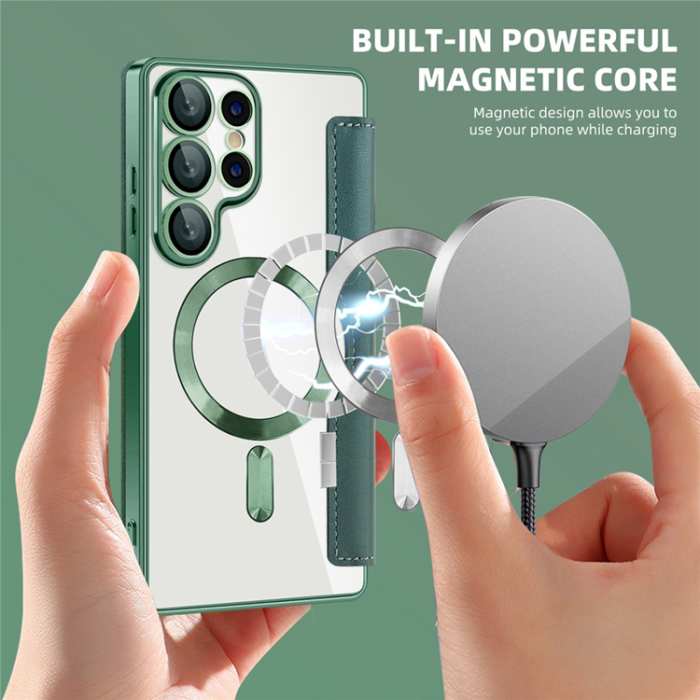 A-One Brand - Galaxy S25 Ultra Plånboksfodral MagSafe RFID Blocking 