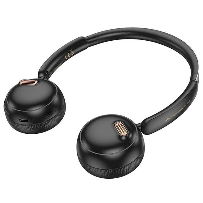 Hoco - Hoco On-Ear Hörlurar Trådlösa Bluetooth W62 - Svart
