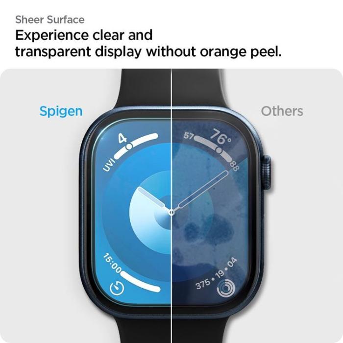 Spigen - [2-Pack] Spigen Apple Watch 42mm Series 10 Skärmskydd Elite Shield