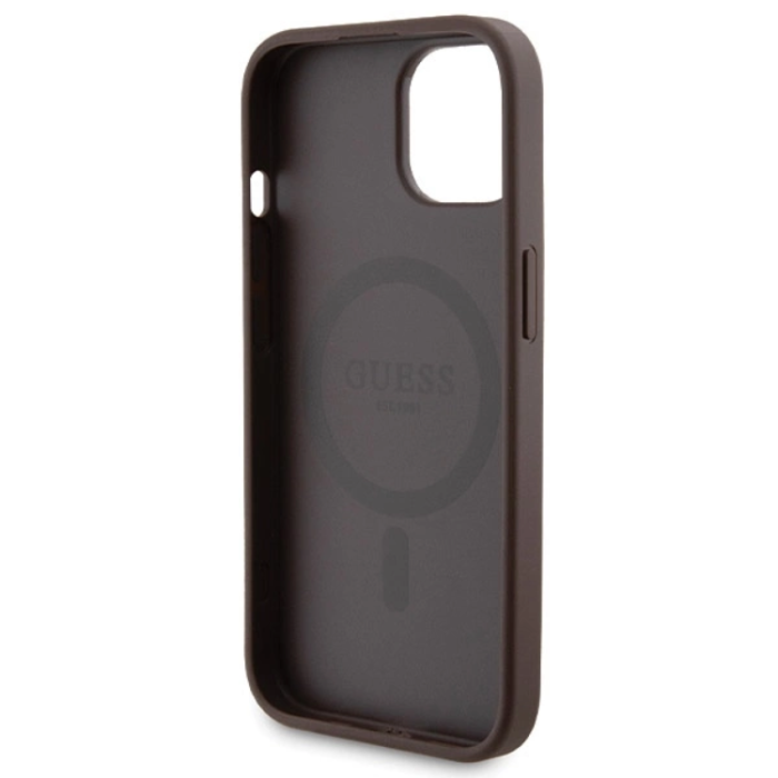 OEM - Guess iPhone 15 Mobilskal Med Powerbank 5000mAh Magsafe Metal Logo