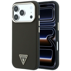 Guess - Guess Mobilskal F&ouml;r iPhone 18 Pro/17 Pro Magsafe Kevlar Triangle Logo
