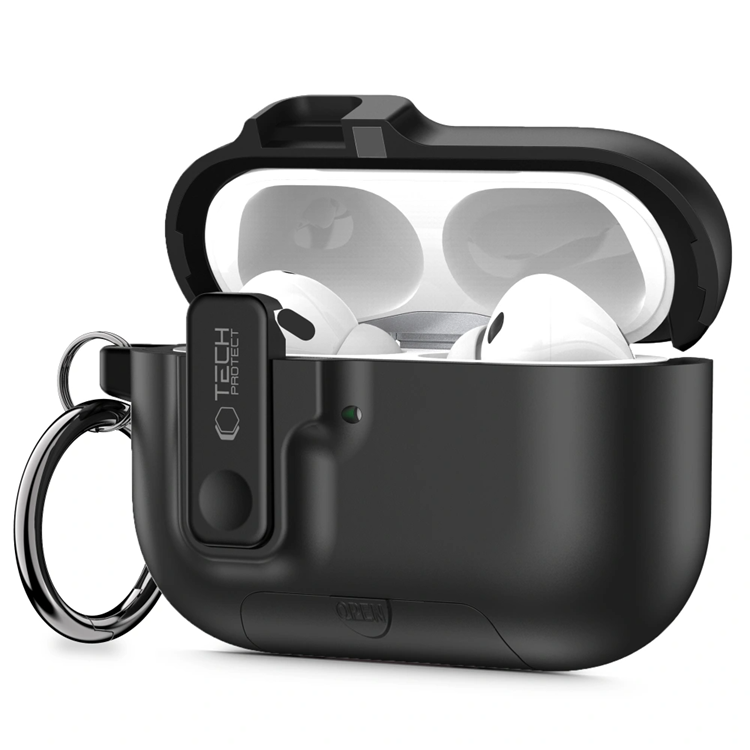 Tech-Protect Apple Airpods Pro 3 Skal Slim Hook - Svart | 2353 | AlltMobil