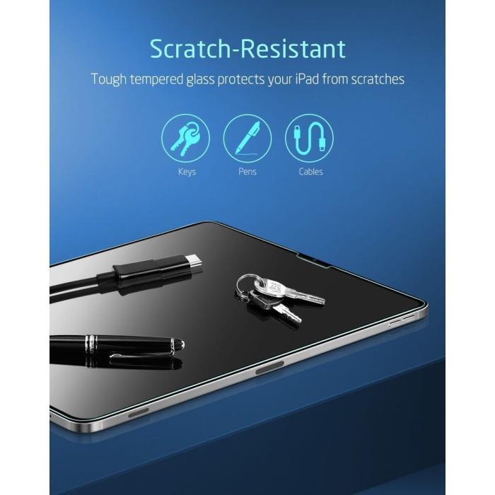 ESR - ESR [2-PACK] iPad Pro 12.9 (2022/2021/2020) Härdat Glas Skärmskydd - Clear