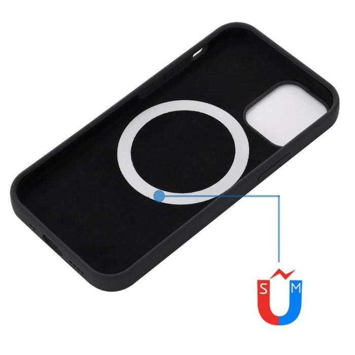 OEM - iPhone 14 Pro Skal Magsafe Silicone Ultra Slim - Svart