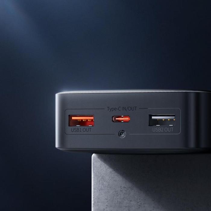 BASEUS - Baseus Digital Display Powerbank 25W 20000 mAh - Svart