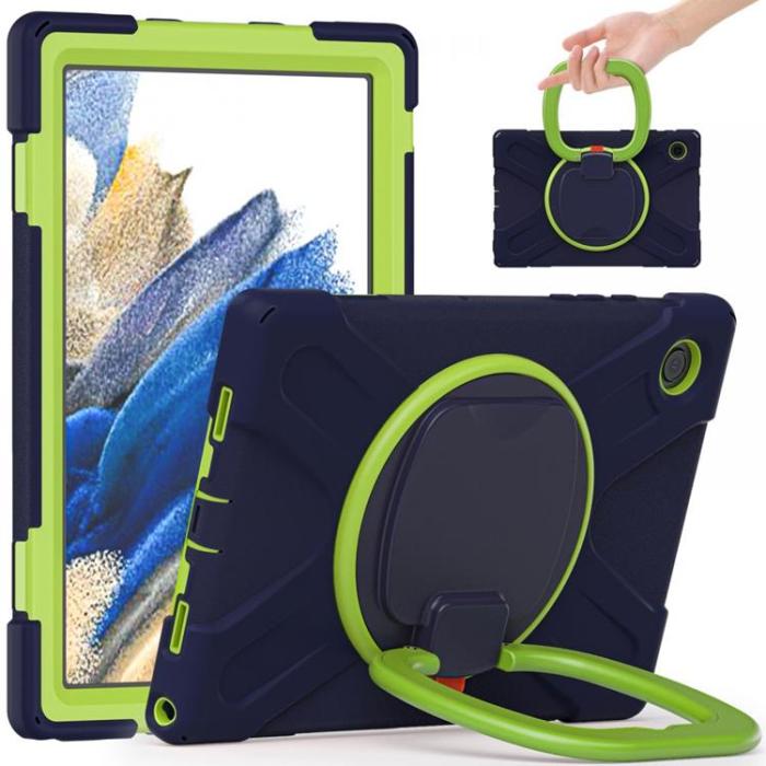 Tech-Protect - Tech-Protect X-Armor Skal Galaxy Tab A8 10.5 - Navy/Lime