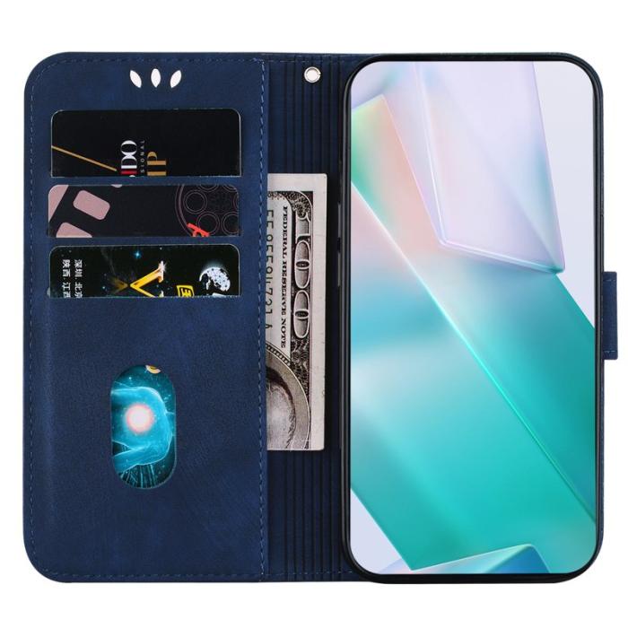 OEM - Samsung Galaxy S26 / S26 Pro Plånboksfodral Konstläder Stötskydd - Blå