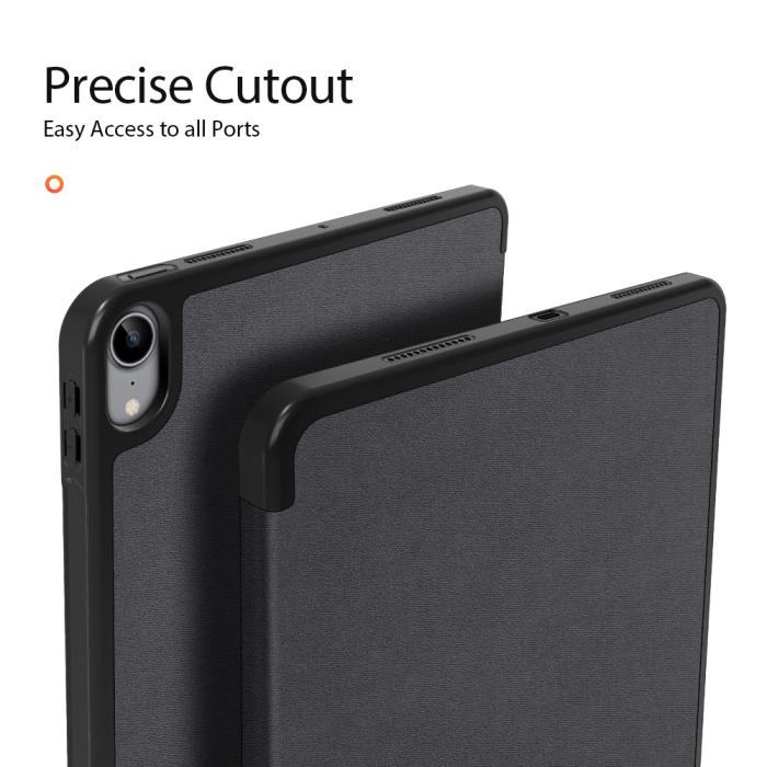 OEM - Dux Ducis Domo Tri-Fold Fodral till Apple Ipad Air 4 - Svart