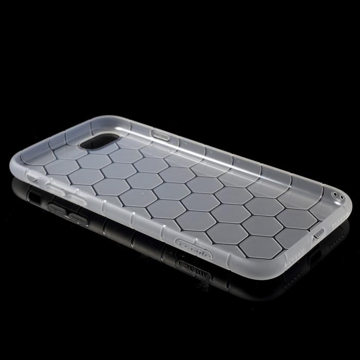 A-One Brand - TPU i-smile skal till iPhone 7/8/SE 2020 - Frostad vit
