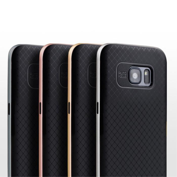 UTGATT5 - iPaky Skal till Samsung Galaxy S7 Edge - Rose Gold