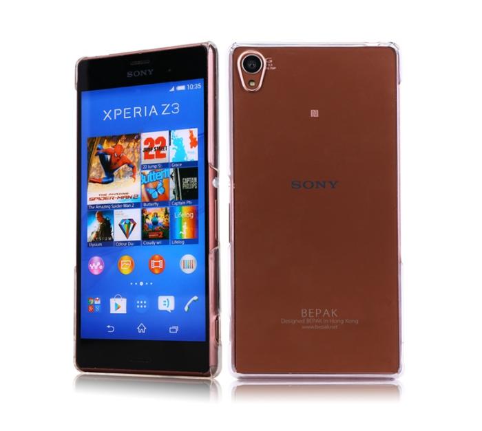 UTGATT5 - Bepak Baksideskal till Sony Xperia Z3 - Transparent