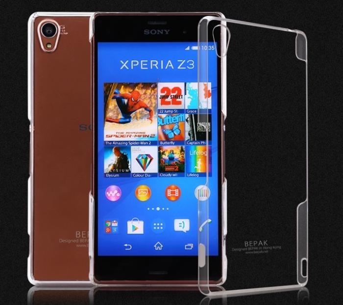 UTGATT5 - Bepak Baksideskal till Sony Xperia Z3 - Transparent