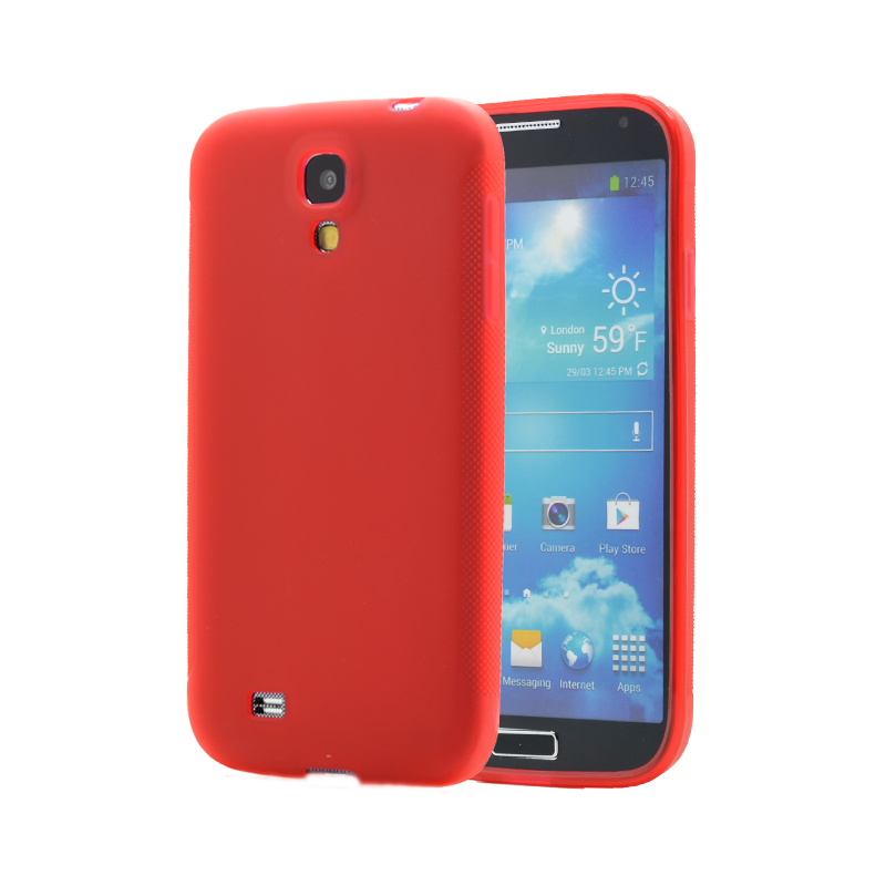 Grip FlexiSkal till Samsung Galaxy S4 - i9500 (Röd) | 2353 | AlltMobil