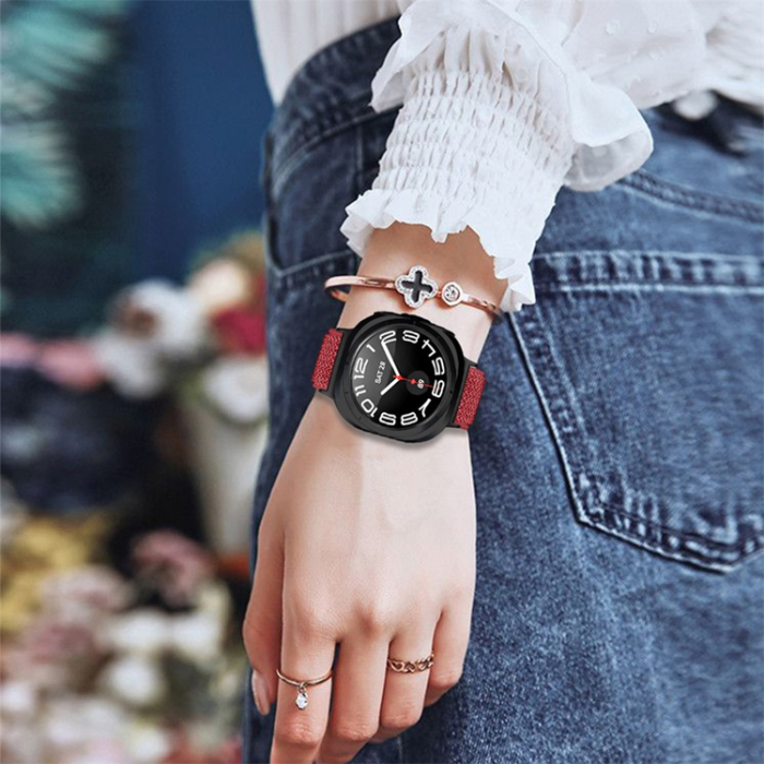 A-One Brand - Galaxy Watch 8 (44mm/40mm)/8 Classic (46mm) Armband - Röd