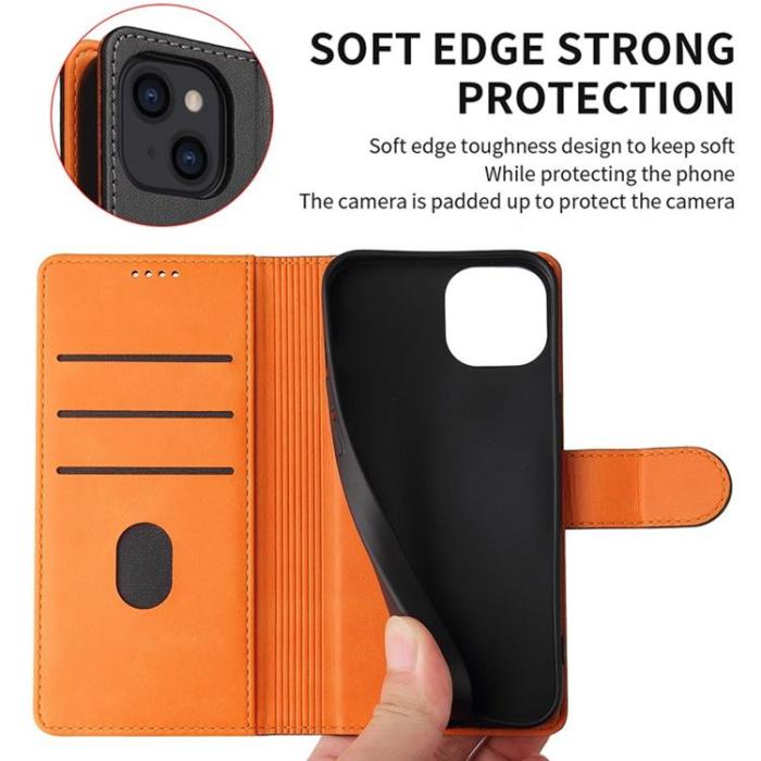 OEM - iPhone 14 Plus Plånboksfodral Dual Flip - Grön