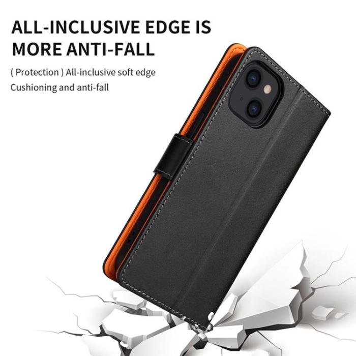 OEM - iPhone 14 Plus Plånboksfodral Dual Flip - Grön