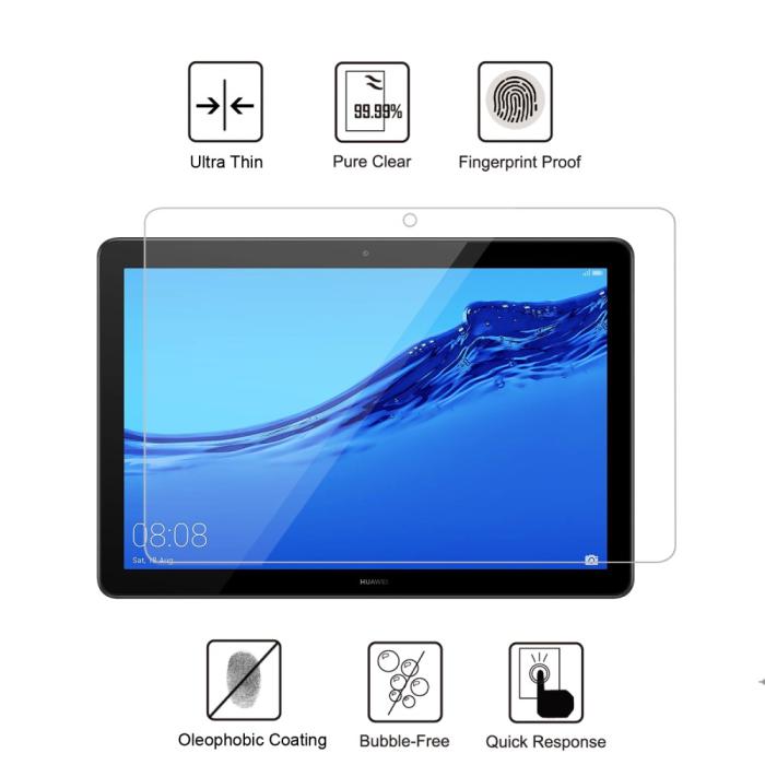 A-One Brand - 0.33 mm Härdat Glas Skärmskydd till Huawei T5 10.1