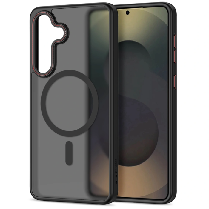 Tech-Protect - Tech-Protect Mobilskal För Galaxy S26 Magsafe - Svart/Röd