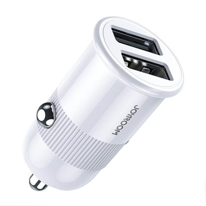 UTGATT1 - Joyroom 3,1 A dual port smart car charger Vit