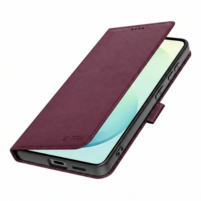 Tech-Protect - Tech-Protect Plånboksfodral För Galaxy S26 FE - Mulberry