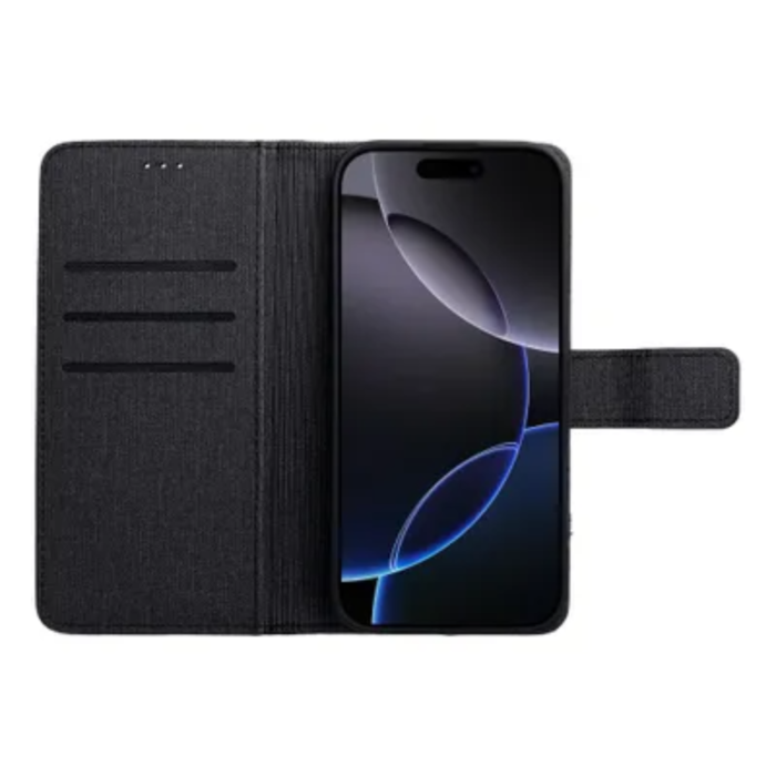 OEM - Galaxy S25 Ultra Plånboksfodral Gomma - Svart