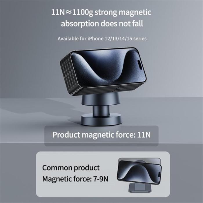 OEM - MagSafe Trådlös Laddare iPhone, Apple Watch, Airpods - X6 - Svart