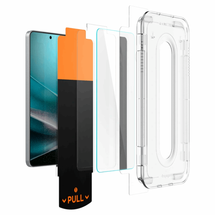 Spigen - Spigen Galaxy S25 Edge Härdat glas Skärmskydd EZ Fit Pro