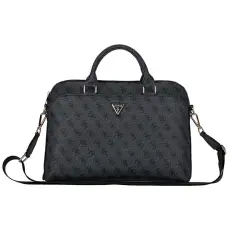 Guess - Guess Datorfodral 15" 4G Framficka Dragkedja Triangle Logo - Svart