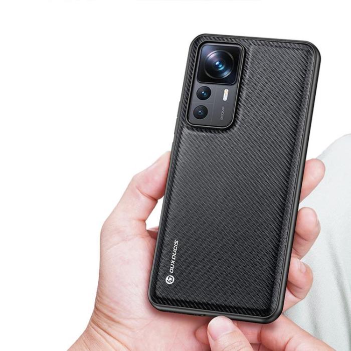 UTGATT - Dux Ducis Xiaomi 12T/12T Pro Skal Fino Silicone - Svart