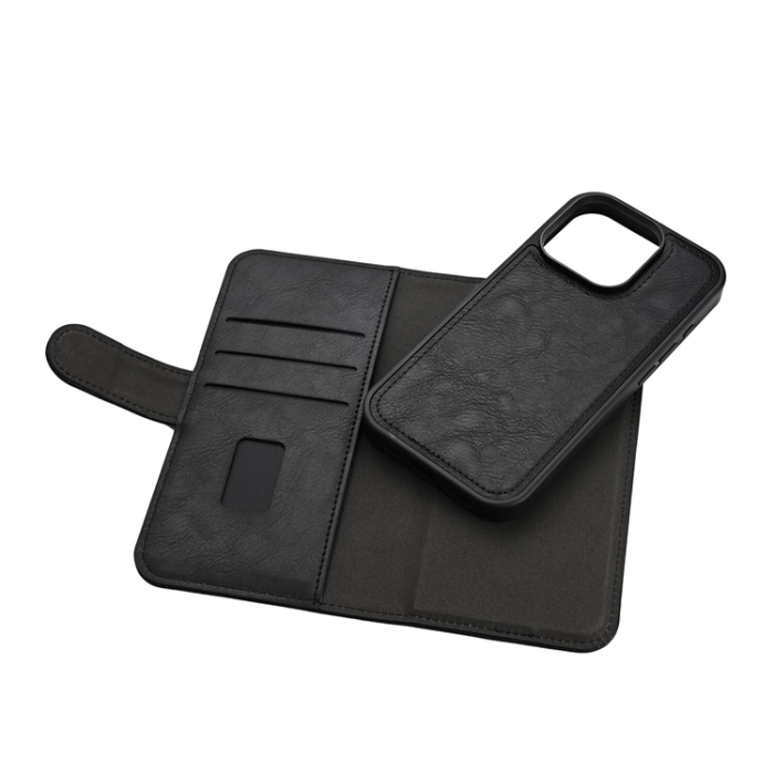 GEAR - GEAR iPhone 16 Pro Plånboksfodral MagSafe 2-i-1 - Svart