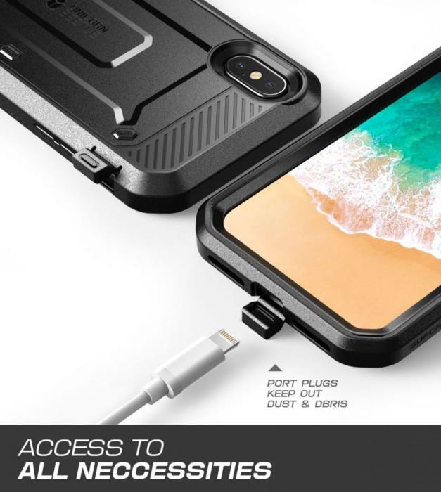 UTGATT5 - Supcase Unicorn Beetle Pro iPhone X / Xs Svart