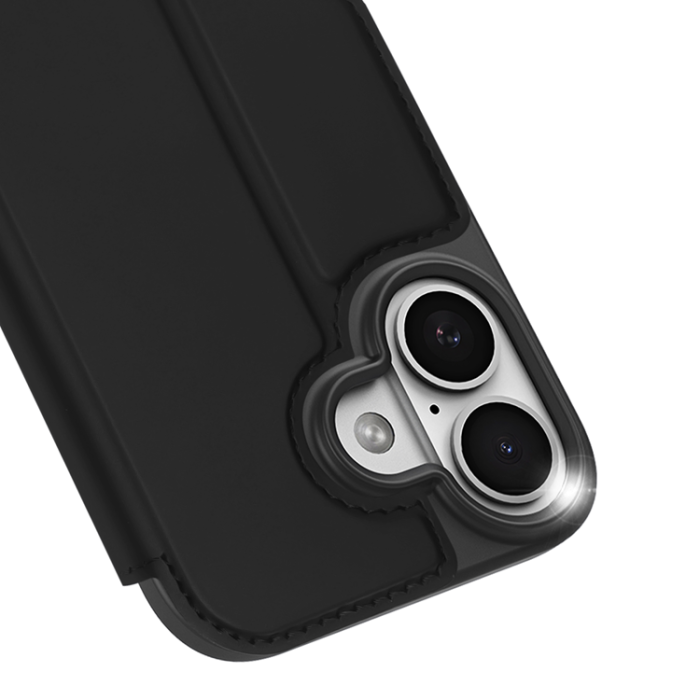 Dux Ducis - Dux Ducis iPhone 17 Plånboksfodral Skin Pro Läder - Svart