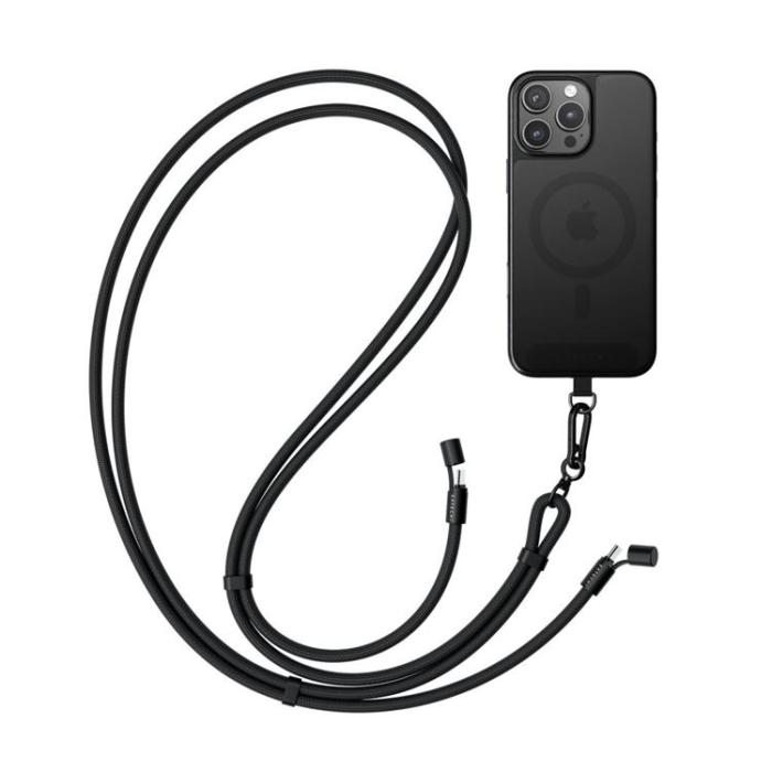 Satechi - Satechi USB-C Nyckelbandskabel Crossbody OntheGo - Svart