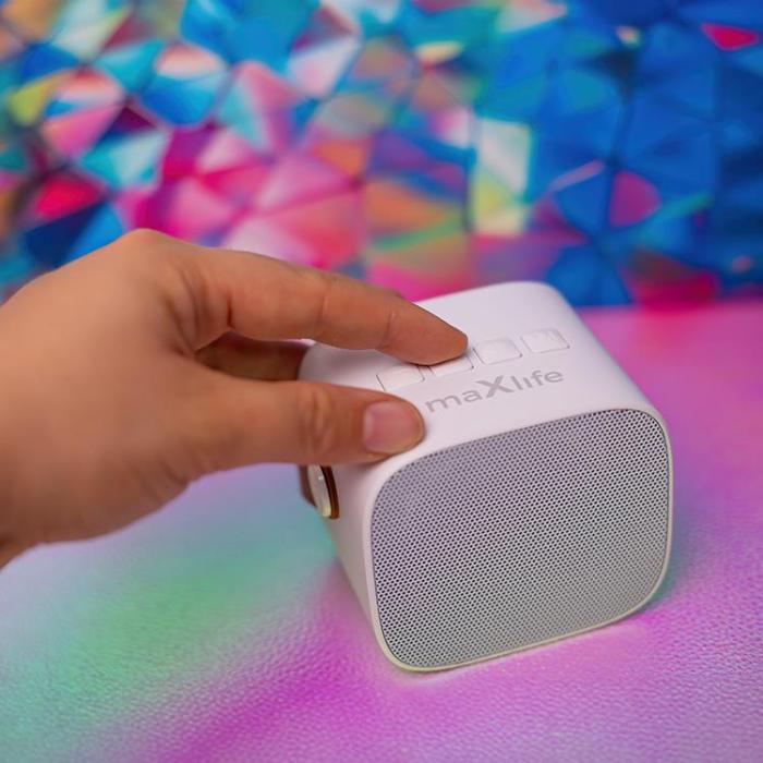 Maxlife - Maxlife Bluetooth Mikrofon och Högtalare MXKS-100 - Vit