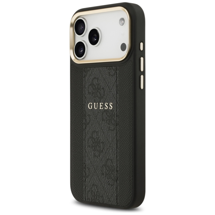 Guess - Guess iPhone 17 Pro Max Mobilskal Magsafe Stripe - Svart