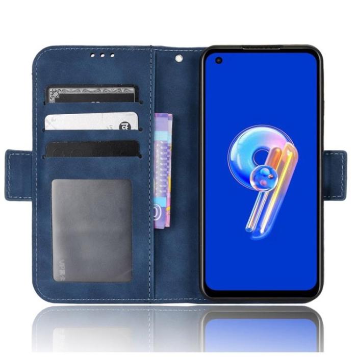 UTGATT1 - Asus Zenfone 9 Plånboksfodral PU Läder - Blå