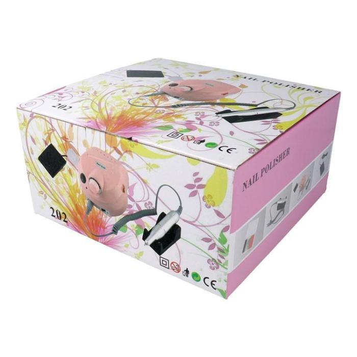 OEM - Professionell Manikyrmaskin Nagelborr MJ120 - Svart