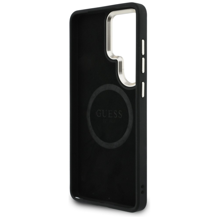 Guess - Guess Mobilskal För Galaxy S26 Ultra MagSafe 4G Big Rhinestone Triangle Strap