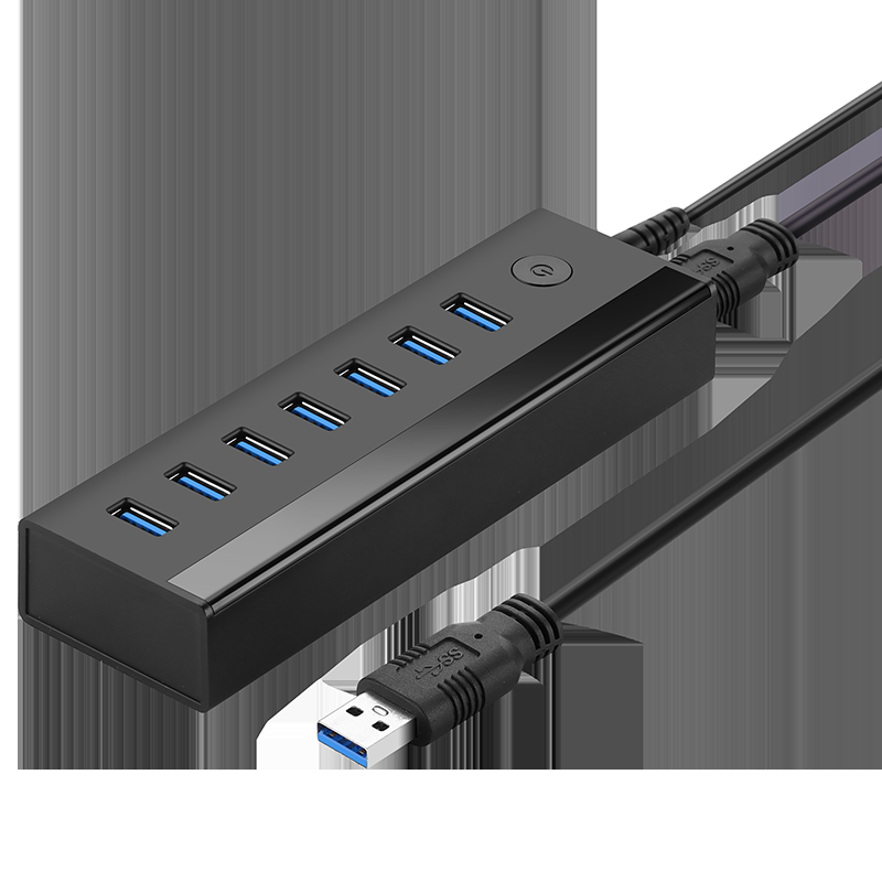 Ugreen 7in1 USB-A Mutifunctional Hub - Svart | 311 | AlltMobil