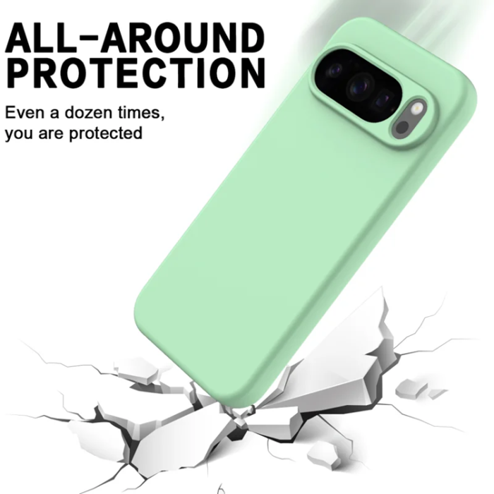 A-One Brand - Google Pixel 10 Pro Mobilskal Liquid Silikon - Grön