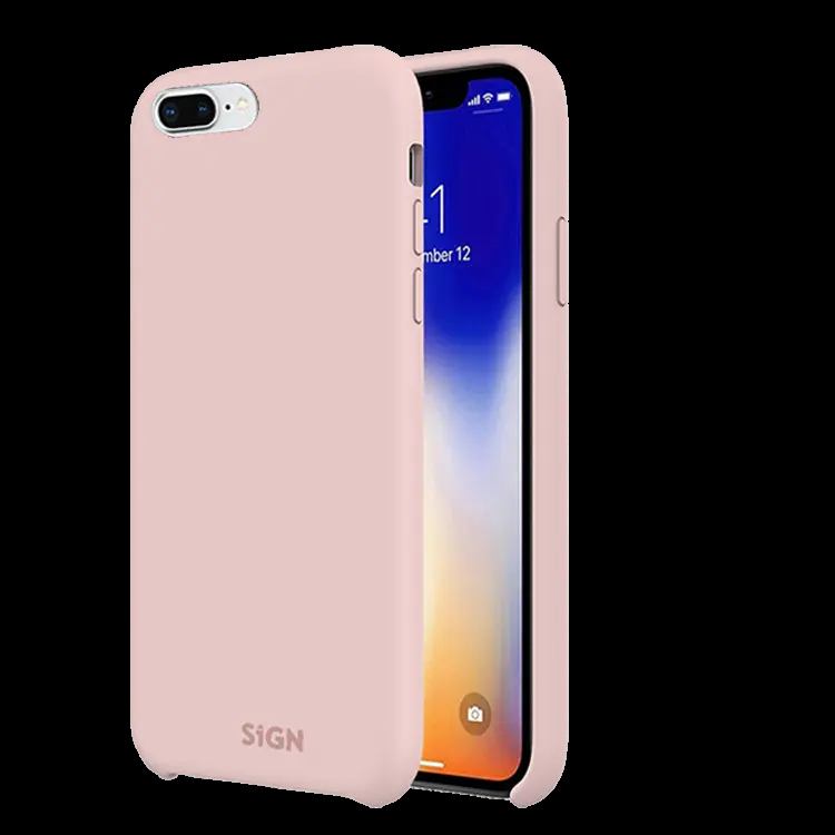 SiGN iPhone 7/8 Plus Skal Liquid Silicone - Rosa | 2353 | AlltMobil