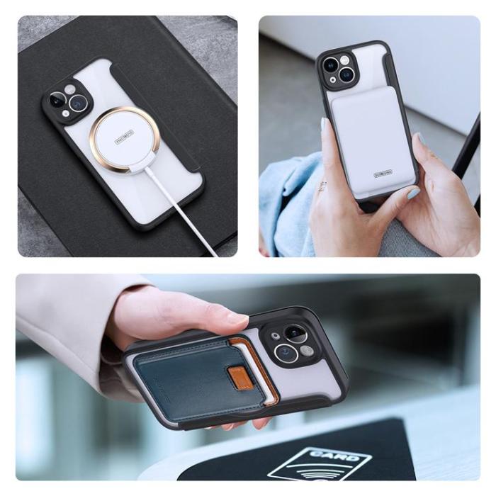 UTGATT1 - Dux Ducis iPhone 14 Plånboksfodral Magsafe Skin X Pro - Svart