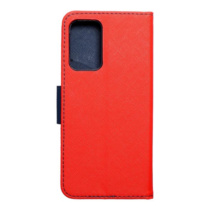 OEM - Fancy Plånboksfodral till Samsung A52 5G/ LTE / A52S Röd/navy