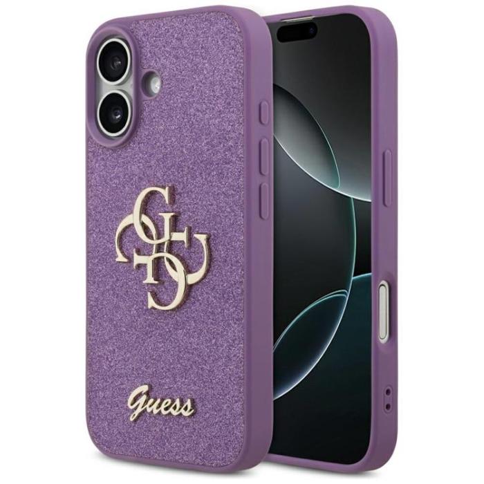 Guess - Guess iPhone 17 Mobilskal Fixed Glitter Big 4G - Lilac
