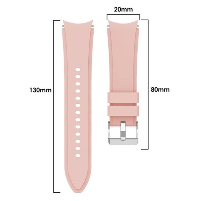 OEM - Galaxy Watch 6 (40mm) Armband Silikon - Rosa