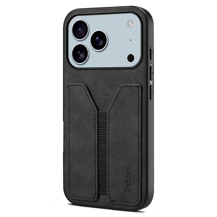 DENIOR iPhone 17 Pro Mobilskal Elastic Korthållare - Svart | 2353 | AlltMobil