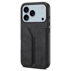 DENIOR - DENIOR iPhone 17 Pro Mobilskal Elastic Korthållare - Svart