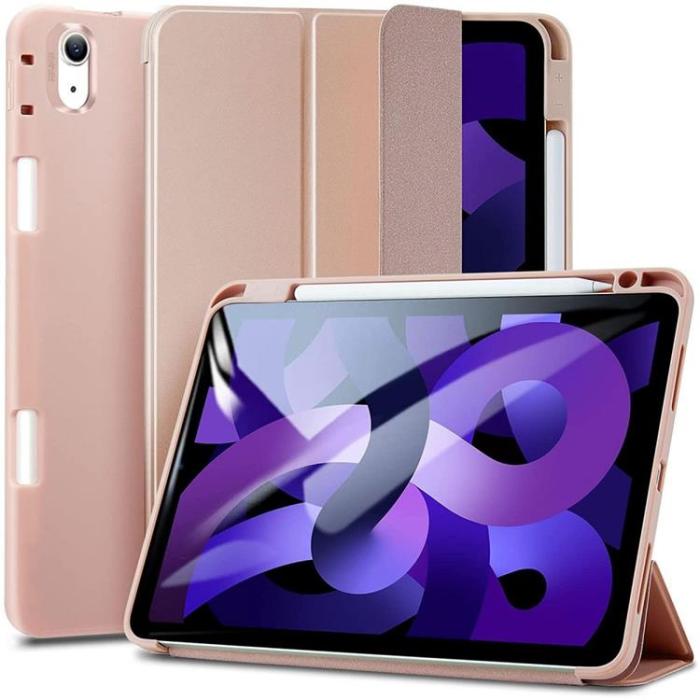 UTGATT - ESR iPad Air 4/5 (2020/2022) Fodral håller Penna Rebound - Rose Guld