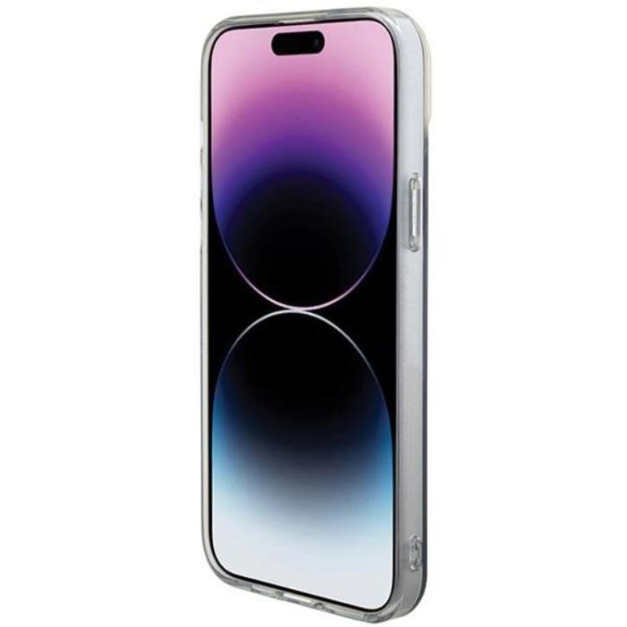 Guess - Guess iPhone 15 Pro Mobilskal Magsafe IML Iridescent - Svart