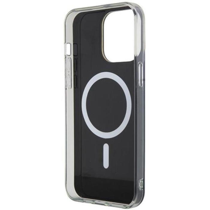 Guess - Guess iPhone 15 Pro Mobilskal Magsafe IML Iridescent - Svart